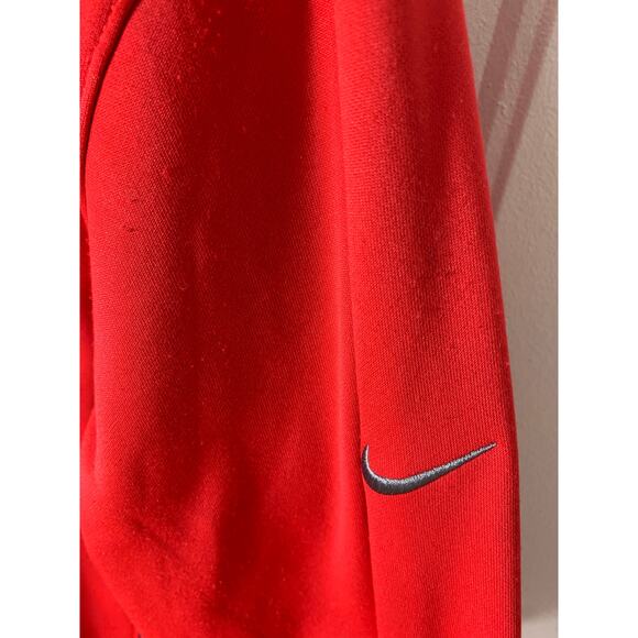 Nike Golf Tour Performance Therma-Fit 1/2 Zip Jacket Red Gray Men’s Medium - Picture 5 of 7